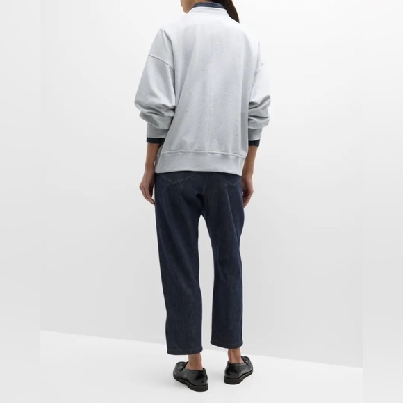 Brunello Cucinelli Women Pull On Baggy Molini Pants Size 12 Cotton Preppy - Picture 6 of 17